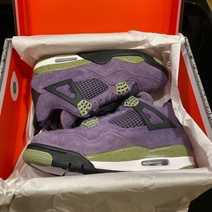 Jordan 4 canyon purple sz 9 wmns/sz 7.5 mens